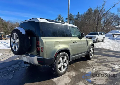 2021 Land Rover Defender 90 1St Edition z USA, uszkodzony, nr VIN SALEV6RU6M2049366